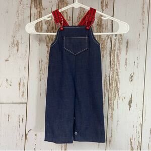 Vintage Healthtex, Denim Bib Overalls. Size 6months. Excellent vintage condition